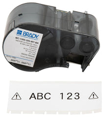 Brady MC-1500-595-WT-BK Label Maker Cartridge 25 ft L x 1-1/2 in W