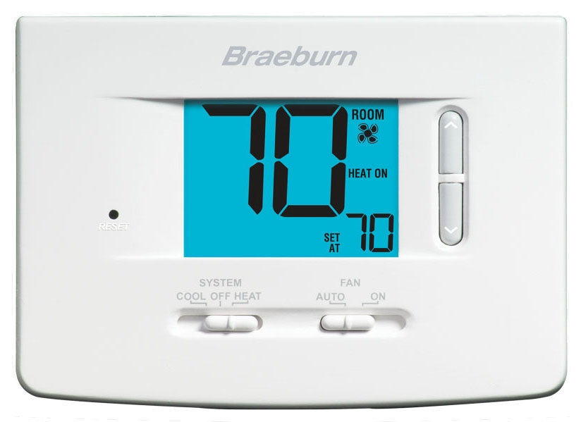 Braeburn 1020 Economy Series Non-Programmable Thermostat - 1H/1C