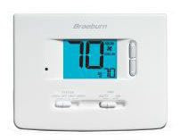 Braeburn 1220NC 2 Heat / 1 Cool Non Programmable Thermostat Builder Series