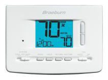 Braeburn 2020 1 Heat/1 Cool 5-2 Day Programmable Thermostat