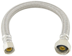 BrassCraft B1-36A F 3/8 in Compression x 1/2 in FIP x 36 in Braided Polymer Faucet Connector