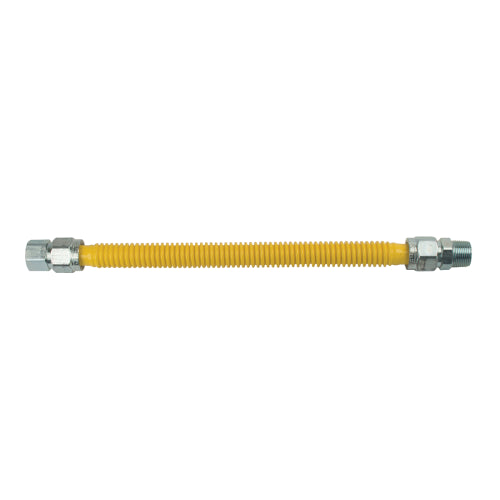 BRASSCRAFT Brasscraft CSSB21-36 ProCoat Stainless Steel Gas Connector 3/4-Inch FIP x 3/4-Inch MIP 36-Inch