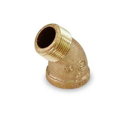 Everflow BRSF0200-NL 2 Brass 45 Street Elbow Lead Free