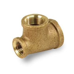 Everflow BRRT2005-NL 2 X 1-1/4 Reducing Tee - Brass Lead Free