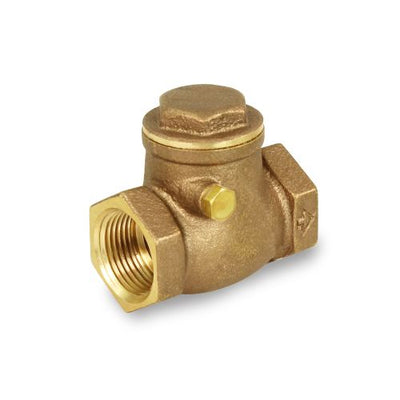 Everflow 210T012-NL | 1/2 Threaded Swing Check Valve Brass, Lead Free