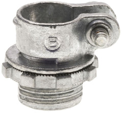 Bridgeport Fittings 403-DC2 Conduit Connector Squeeze Flex Straight Zinc Die Cast 3/8 in.