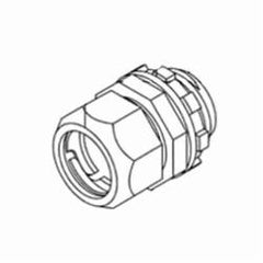 Bridgeport Fittings 251-RT2 Compression Connector 3/4