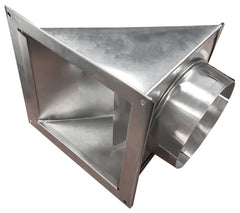 Builder's Best 110166 4 Diameter, Aluminum, Dryer Eave Vent with Flapper