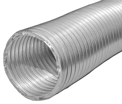 Builder's Best 110453 3 x 8' 5000 FPM 6 WC Positive/Negative Corrugated Aluminum Flexible Class 0