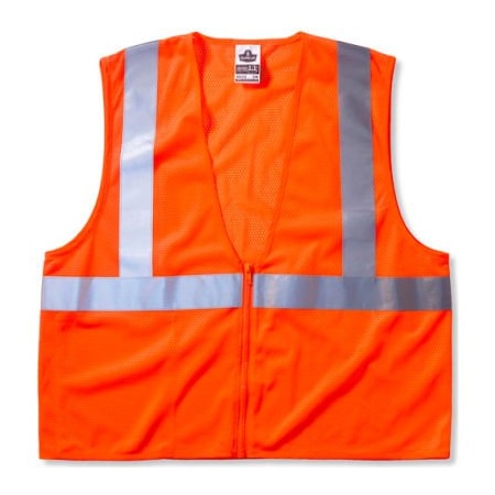 Ergodyne 21047 GloWear 8210Z Type R Class 2 Economy Vest 2XL/3XL Orange