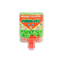 Moldex 6844 PlugStation Earplug Dispenser Disposable Plastic Bottle Foam Earplugs Bright Green Pura-Fit