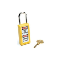 Master Lock 411YLW Safety Lockout Padlock Yellow 6 Pack