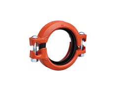 Victaulic C080107GE0 107 Rigid Coupling, 8 In Nominal, Ductile Iron, Galvanized, Domestic