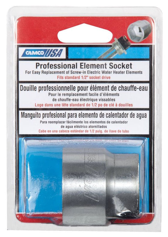 Camco Manufacturing 09953 Professional 1/2 in. Element Socket for Water Heater