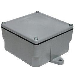 CANTEX 5133707 E989NNR PVC Junction Box 4X4X6 with Screwcover & Gasket