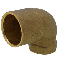 Everflow CCFL1012-NL | 1 X 1/2 NOM Cast Brass 90 Reducing Elbow C X F Lead Free