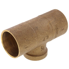 Everflow CCFT1112-NL | 1 X 1 X 1/2 NOM Cast Brass Reducing Tee C X C X F Lead Free