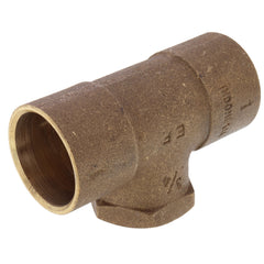 Everflow CCFT1134-NL 1 X 1 X 3/4 NOM Cast Brass Reducing Tee C X C X F Lead Free