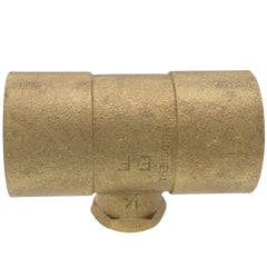 Everflow CCFT1212-NL | 1-1/2 x 1-1/2 x 1/2 C x C x F Cast Brass Reducing Tee Lead Free