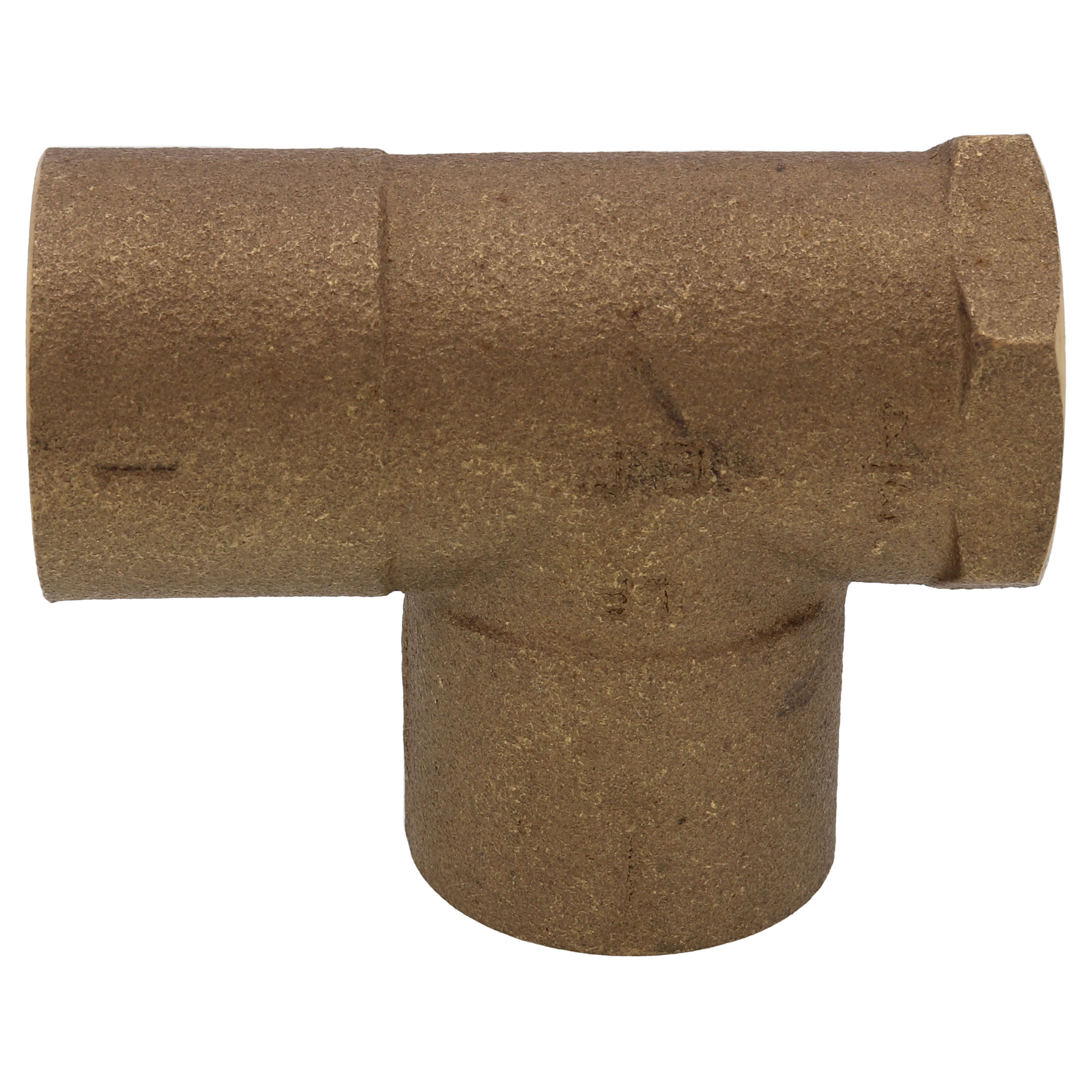 Everflow CFCT1341-NL 1 x 3/4 x 1 NOM Cast Brass Reducing Tee C x F x C Lead Free