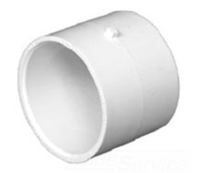 Charlotte Pipe PVC001300600 1-1/2 in. Hub x Hub PVC DWV Repair Coupling