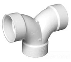 CHARLOTTE PIPE PVC003270800 2 in. Hub x Hub x Hub PVC DWV Double 90-degree Bend Replacement MPN