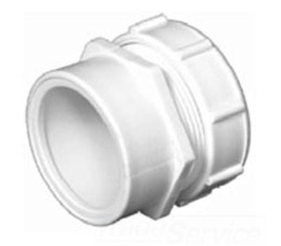 Charlotte Pipe PVC00103P0800 1-1/2 in. Spigot x 1-1/2 in. Slip PVC DWV Trap Adapter