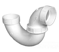 CHARLOTTE PIPE PVC00708P1000 2 x 6-13/16 in. PVC P-Trap with Union and Plastic Nut