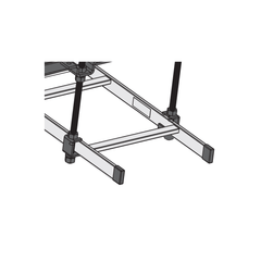 Middle Atlantic CLH-EC-12 CL Series Cable Ladder End Caps, 12-Pack, Black