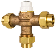 Conbraco 34BLF314T 3/4, FPT x FPT x FPT, 150 PSIG, Lead-Free, Bronze, Thermostatic Mixing Valve