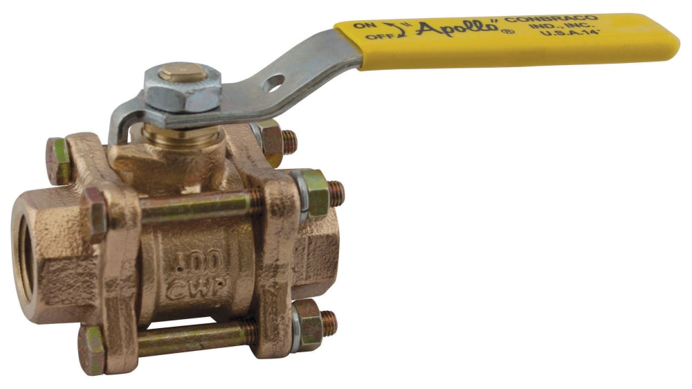 Apollo Valves 82-107-01 1-1/2 in. Bronze Full Port Ball Valve