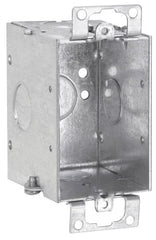 Crouse-Hinds TP218 3 x 2 x 2-1/2 Steel Gangable Switch Box