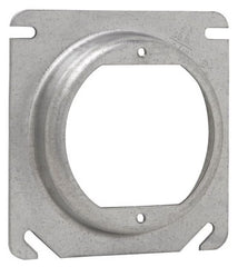 Crouse-Hinds TP479 Square Cover 4 Inches Steel Raised 1 Open 2-3/4 Inches