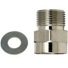 BrassCraft 462 Adapter with Washer, 3/8 inch x 3/8 inch, Flare x Compression