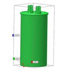 Trane CPT2570 40MFD 450VAC Capacitor