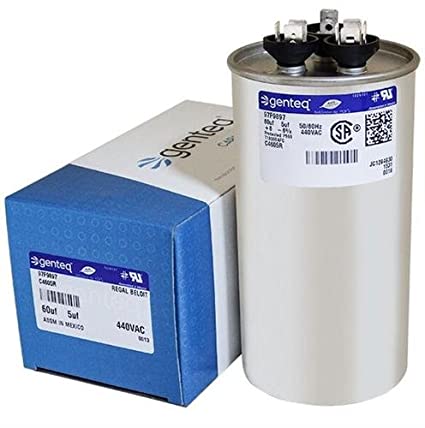 60/5MFD 440V Rnd Run Capacitor