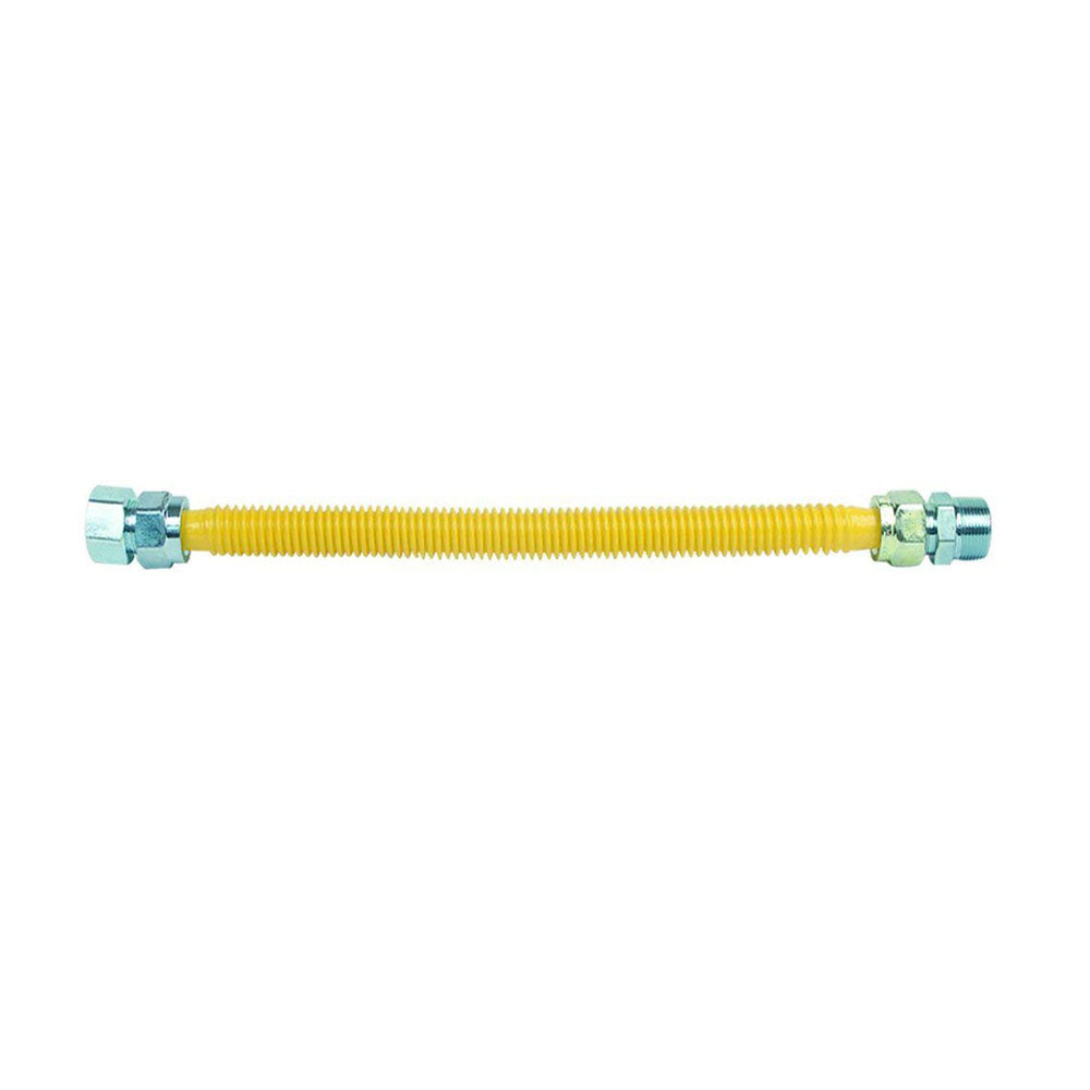 EASYFLEX EFGC-012-YE-1415-12 Brasscraft CSSC21-12 Water Heater FIP x MIP Gas 12 Connector