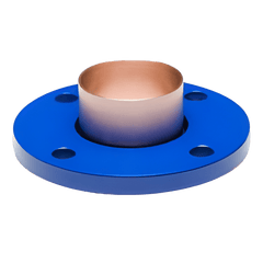 CTS BF002 CTS 150# Powder-Coated Plate Steel Copper Conversion Companion Flange Adapter, 2 inch CTS, Solder Joint