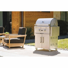 Coyote Outdoor Living C1C28NG-FS Coyote C Series 40000 BTU 56-1/2 inch x 25-1/2 inch x 50 inch Natural Gas Stainless Steel Free-Standing Gas Grill