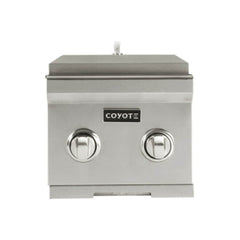 Coyote Outdoor Living C1DBLP Coyote Outdoor 13-1/8 inch x 23-1/4 inch x 13 inch Liquid Propane 304 Stainless Steel Built-In Double Side Burner