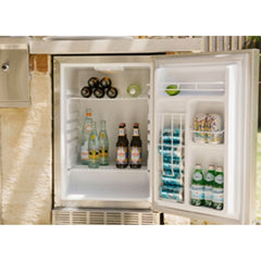 Coyote Outdoor Living CBIR-L Coyote Outdoor CBIR Series 21 Inch Outdoor Refrigerator 4.1 cu. ft Left Swing Hinge Door