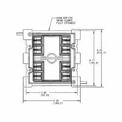 ABB BH353A CAR 3G HEAVY WALL BOX 53CUIN NAIL MOUNT 24PK