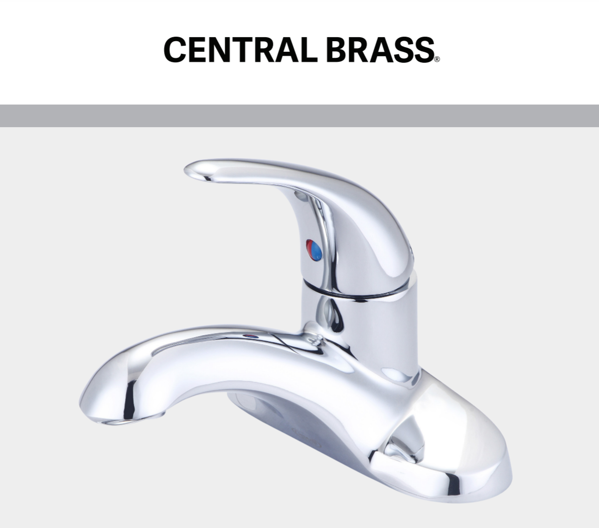 CENTRAL BRASS 1960-A BATH & KITCHEN FAUCETS
