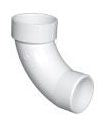 Charlotte Pipe and Foundry 03388 Long Sweep Elbow Fitting 3 Inch Replacement MPN