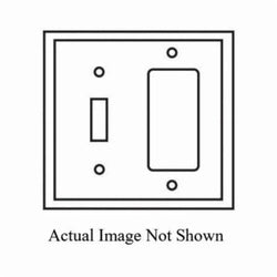 EATON PJ126BK CWD WALLPLATE 2G TOGGLE/DECO POLY MID BK