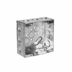 Crouse-Hinds TP525 Square Outlet Box Welded Steel 4-11/16 x 4-11/16 x 2-1/8 Inch