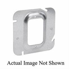 Crouse-Hinds TP590 4-11/16 Square Box Cover 2-Device Flat Steel