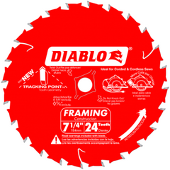 Diablo D0724X 7-1/4 X 24 Framing Carded