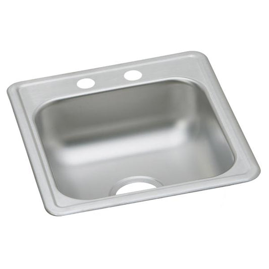 Elkay D117212 Dayton Stainless Steel 17 x 21-1/4 x 6-1/2 Single Bowl Drop-in Bar Sink