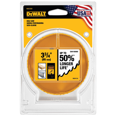 DeWalt DAH180060 3-3/4 (95MM) HOLESAW